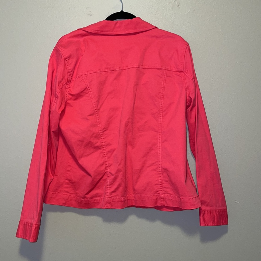 [Croft & Barrow] Hot Pink Button Up - Picture 5 of 6